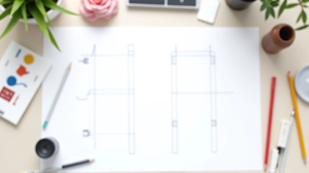 Coleção de ícones minimalistas em cores neutras organizados em grade