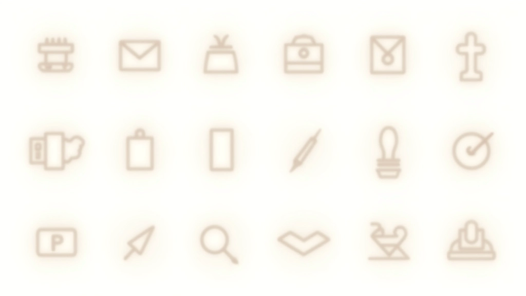 Exemplo de sistema de ícones profissional para interface web