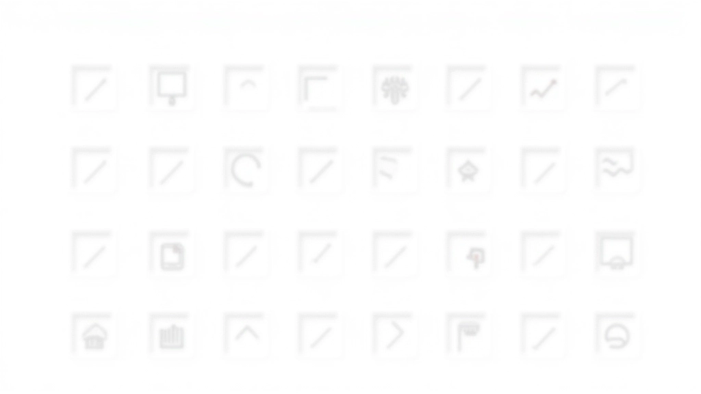 Exemplo de grelha de ícones mostrando alinhamento e proporções consistentes com medidas de espaçamento