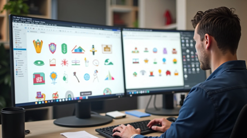 Exemplos de ilustrações vetoriais em diferentes estilos e palhetas de cores